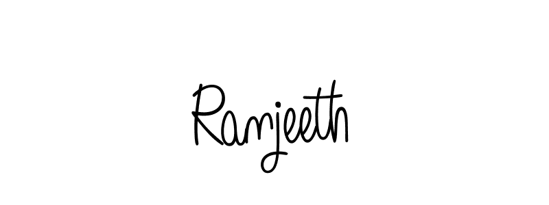 How to Draw Ranjeeth signature style? Angelique-Rose-font-FFP is a latest design signature styles for name Ranjeeth. Ranjeeth signature style 5 images and pictures png