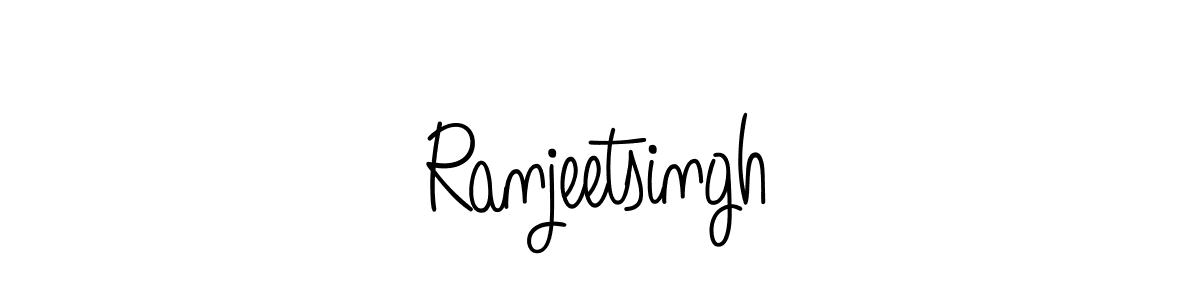 Create a beautiful signature design for name Ranjeetsingh. With this signature (Angelique-Rose-font-FFP) fonts, you can make a handwritten signature for free. Ranjeetsingh signature style 5 images and pictures png