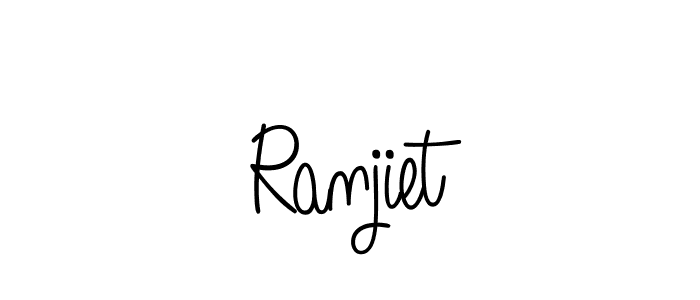 Make a beautiful signature design for name Ranjiet. Use this online signature maker to create a handwritten signature for free. Ranjiet signature style 5 images and pictures png