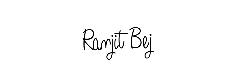 Ranjit Bej stylish signature style. Best Handwritten Sign (Angelique-Rose-font-FFP) for my name. Handwritten Signature Collection Ideas for my name Ranjit Bej. Ranjit Bej signature style 5 images and pictures png