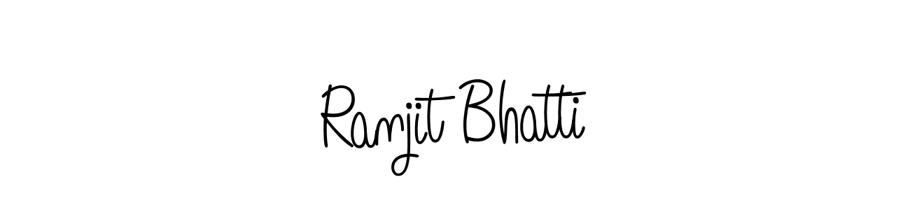 Create a beautiful signature design for name Ranjit Bhatti. With this signature (Angelique-Rose-font-FFP) fonts, you can make a handwritten signature for free. Ranjit Bhatti signature style 5 images and pictures png