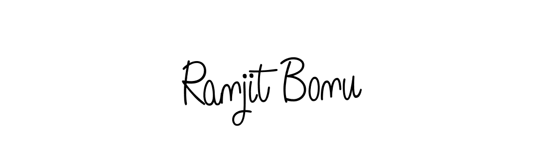 Make a beautiful signature design for name Ranjit Bonu. Use this online signature maker to create a handwritten signature for free. Ranjit Bonu signature style 5 images and pictures png