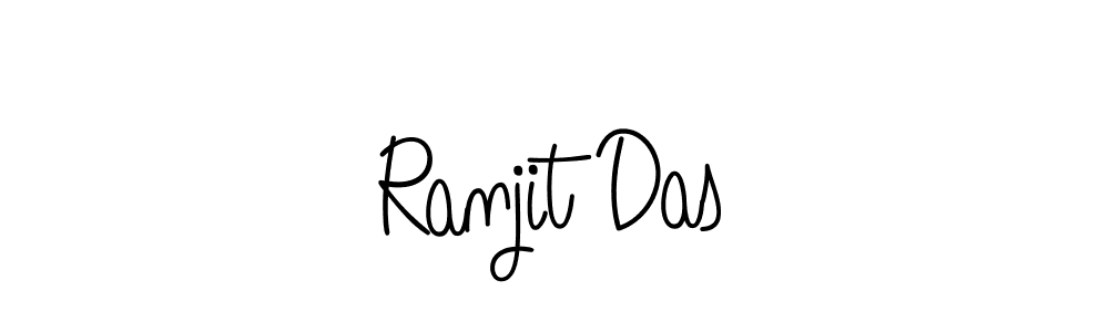 You should practise on your own different ways (Angelique-Rose-font-FFP) to write your name (Ranjit Das) in signature. don't let someone else do it for you. Ranjit Das signature style 5 images and pictures png