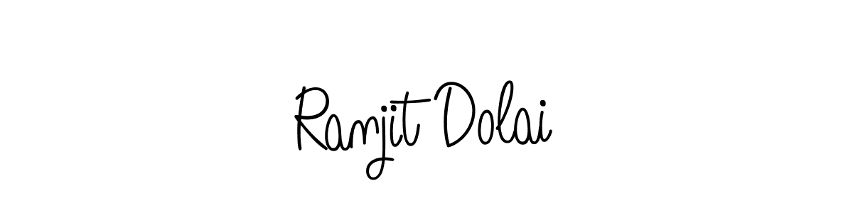 Best and Professional Signature Style for Ranjit Dolai. Angelique-Rose-font-FFP Best Signature Style Collection. Ranjit Dolai signature style 5 images and pictures png