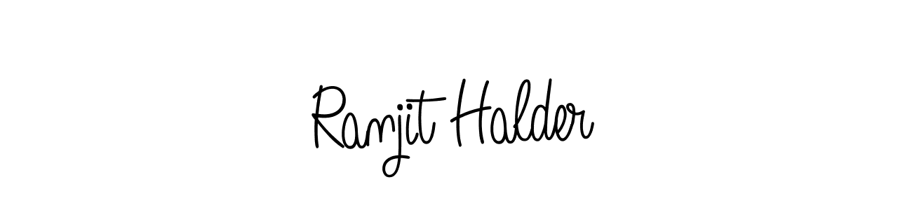 Create a beautiful signature design for name Ranjit Halder. With this signature (Angelique-Rose-font-FFP) fonts, you can make a handwritten signature for free. Ranjit Halder signature style 5 images and pictures png