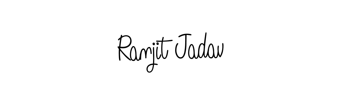 Angelique-Rose-font-FFP is a professional signature style that is perfect for those who want to add a touch of class to their signature. It is also a great choice for those who want to make their signature more unique. Get Ranjit Jadav name to fancy signature for free. Ranjit Jadav signature style 5 images and pictures png