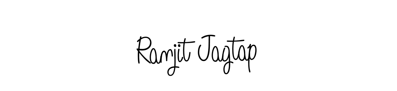 Design your own signature with our free online signature maker. With this signature software, you can create a handwritten (Angelique-Rose-font-FFP) signature for name Ranjit Jagtap. Ranjit Jagtap signature style 5 images and pictures png