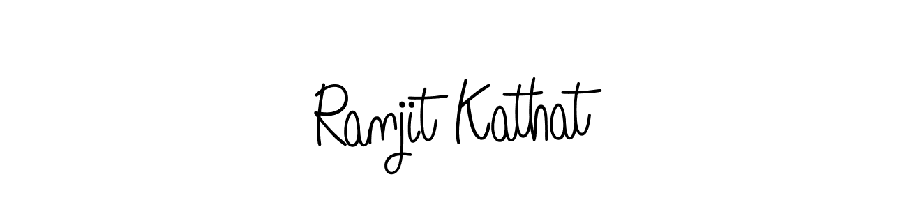 Create a beautiful signature design for name Ranjit Kathat. With this signature (Angelique-Rose-font-FFP) fonts, you can make a handwritten signature for free. Ranjit Kathat signature style 5 images and pictures png