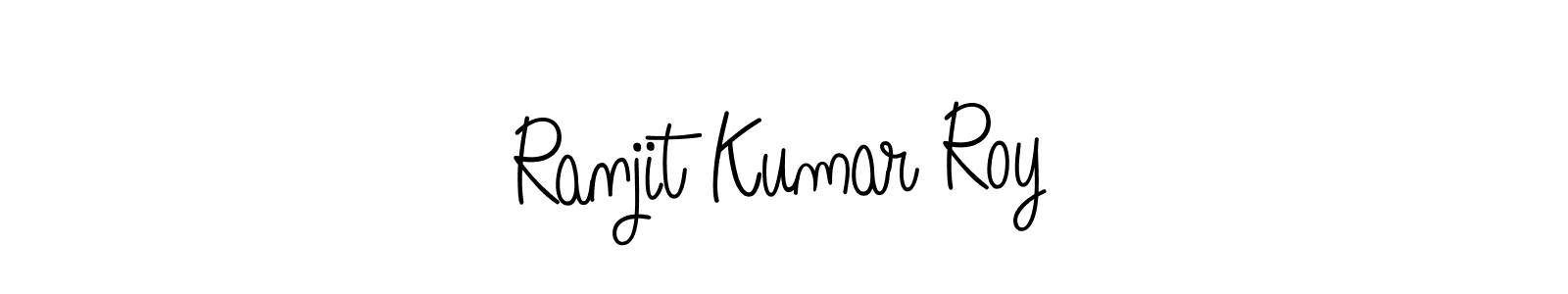 How to make Ranjit Kumar Roy name signature. Use Angelique-Rose-font-FFP style for creating short signs online. This is the latest handwritten sign. Ranjit Kumar Roy signature style 5 images and pictures png