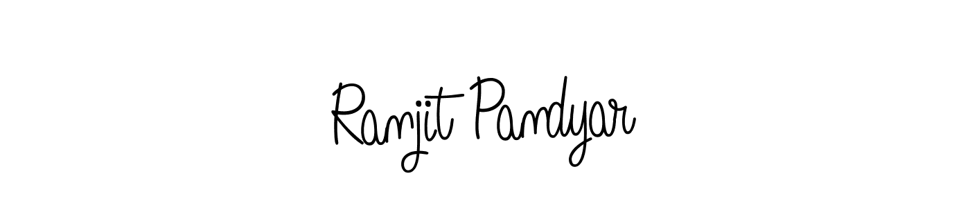 Design your own signature with our free online signature maker. With this signature software, you can create a handwritten (Angelique-Rose-font-FFP) signature for name Ranjit Pandyar. Ranjit Pandyar signature style 5 images and pictures png