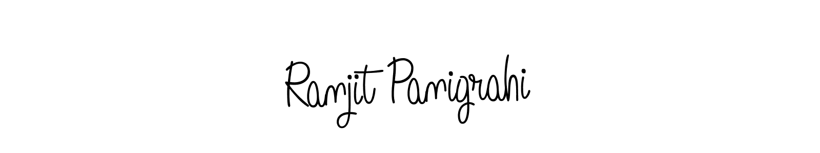 Design your own signature with our free online signature maker. With this signature software, you can create a handwritten (Angelique-Rose-font-FFP) signature for name Ranjit Panigrahi. Ranjit Panigrahi signature style 5 images and pictures png