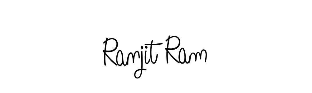 Design your own signature with our free online signature maker. With this signature software, you can create a handwritten (Angelique-Rose-font-FFP) signature for name Ranjit Ram. Ranjit Ram signature style 5 images and pictures png