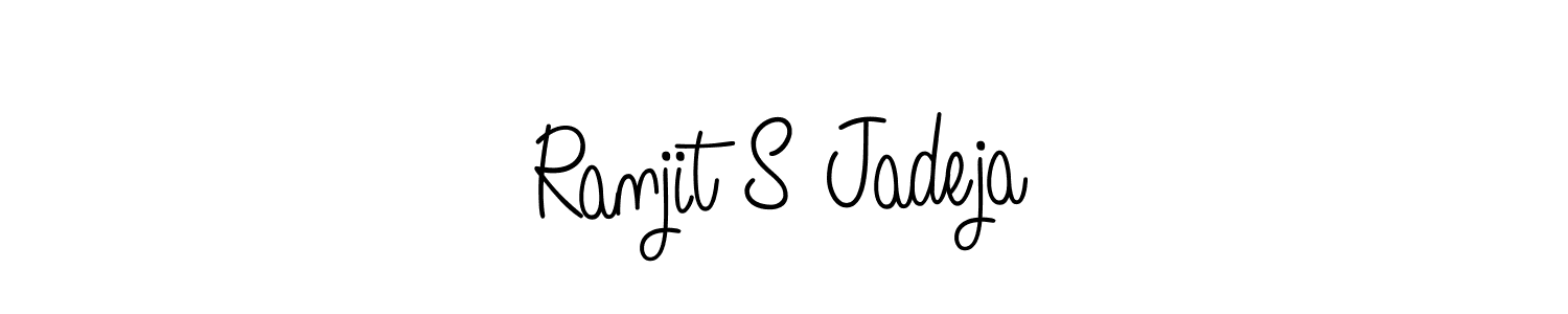 How to make Ranjit S Jadeja signature? Angelique-Rose-font-FFP is a professional autograph style. Create handwritten signature for Ranjit S Jadeja name. Ranjit S Jadeja signature style 5 images and pictures png