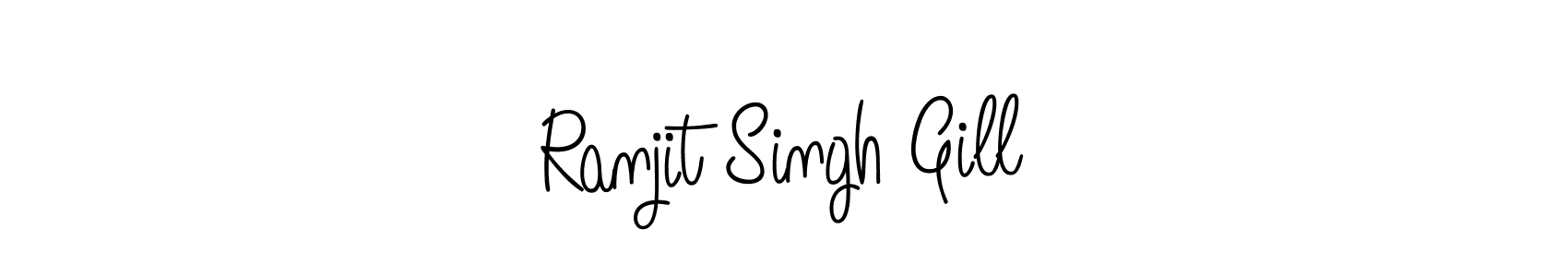 This is the best signature style for the Ranjit Singh Gill name. Also you like these signature font (Angelique-Rose-font-FFP). Mix name signature. Ranjit Singh Gill signature style 5 images and pictures png