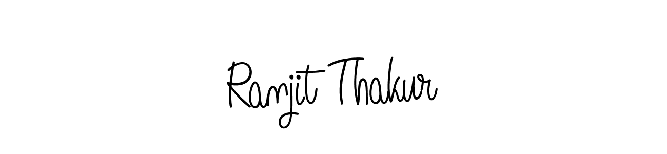 Create a beautiful signature design for name Ranjit Thakur. With this signature (Angelique-Rose-font-FFP) fonts, you can make a handwritten signature for free. Ranjit Thakur signature style 5 images and pictures png