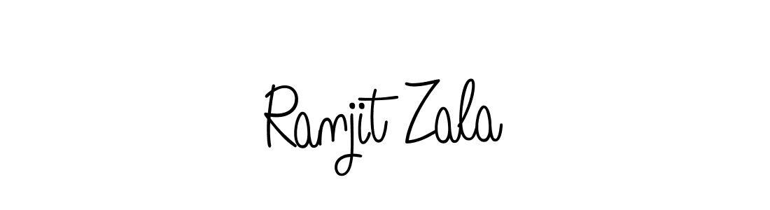 Make a beautiful signature design for name Ranjit Zala. Use this online signature maker to create a handwritten signature for free. Ranjit Zala signature style 5 images and pictures png