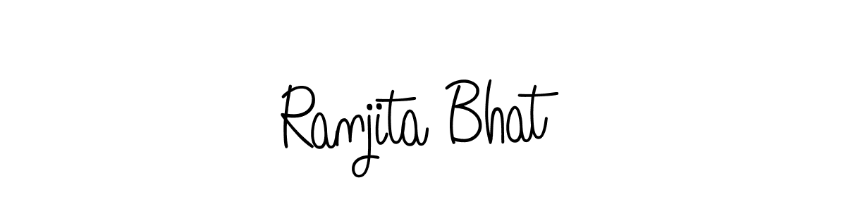 Make a short Ranjita Bhat signature style. Manage your documents anywhere anytime using Angelique-Rose-font-FFP. Create and add eSignatures, submit forms, share and send files easily. Ranjita Bhat signature style 5 images and pictures png