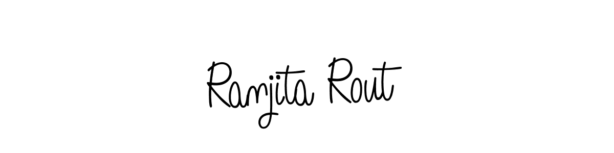 This is the best signature style for the Ranjita Rout name. Also you like these signature font (Angelique-Rose-font-FFP). Mix name signature. Ranjita Rout signature style 5 images and pictures png