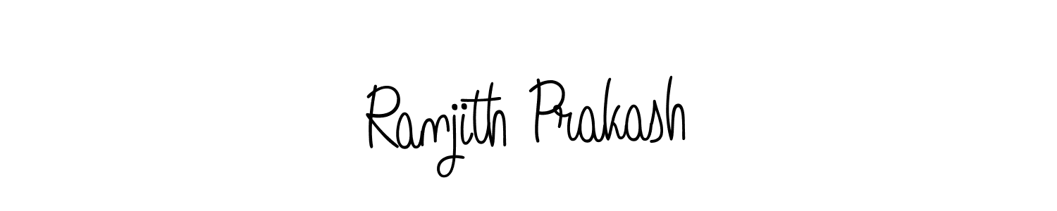 Make a short Ranjith Prakash signature style. Manage your documents anywhere anytime using Angelique-Rose-font-FFP. Create and add eSignatures, submit forms, share and send files easily. Ranjith Prakash signature style 5 images and pictures png