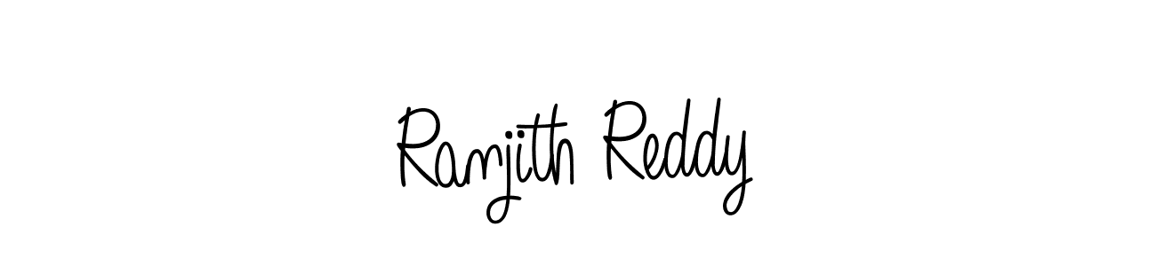 Ranjith Reddy stylish signature style. Best Handwritten Sign (Angelique-Rose-font-FFP) for my name. Handwritten Signature Collection Ideas for my name Ranjith Reddy. Ranjith Reddy signature style 5 images and pictures png