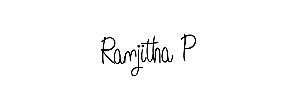 How to make Ranjitha P signature? Angelique-Rose-font-FFP is a professional autograph style. Create handwritten signature for Ranjitha P name. Ranjitha P signature style 5 images and pictures png