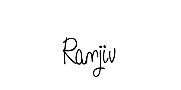 Ranjiv stylish signature style. Best Handwritten Sign (Angelique-Rose-font-FFP) for my name. Handwritten Signature Collection Ideas for my name Ranjiv. Ranjiv signature style 5 images and pictures png