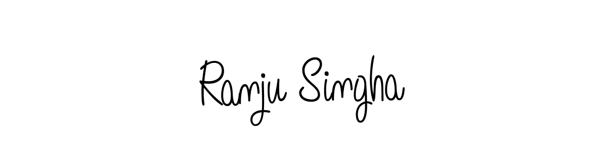 Also we have Ranju Singha name is the best signature style. Create professional handwritten signature collection using Angelique-Rose-font-FFP autograph style. Ranju Singha signature style 5 images and pictures png