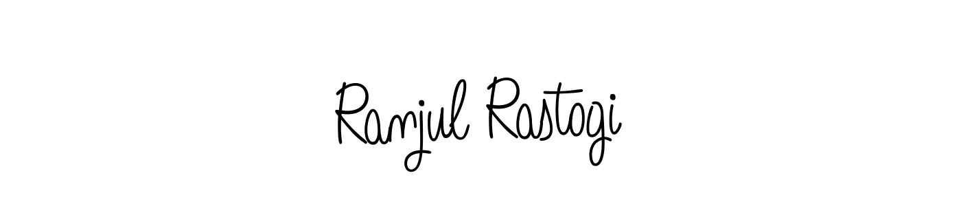 Make a beautiful signature design for name Ranjul Rastogi. Use this online signature maker to create a handwritten signature for free. Ranjul Rastogi signature style 5 images and pictures png