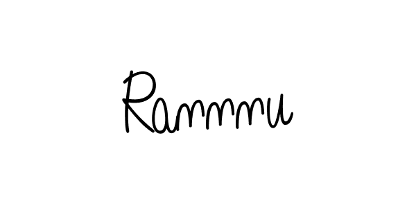 Make a beautiful signature design for name Rannnu. Use this online signature maker to create a handwritten signature for free. Rannnu signature style 5 images and pictures png