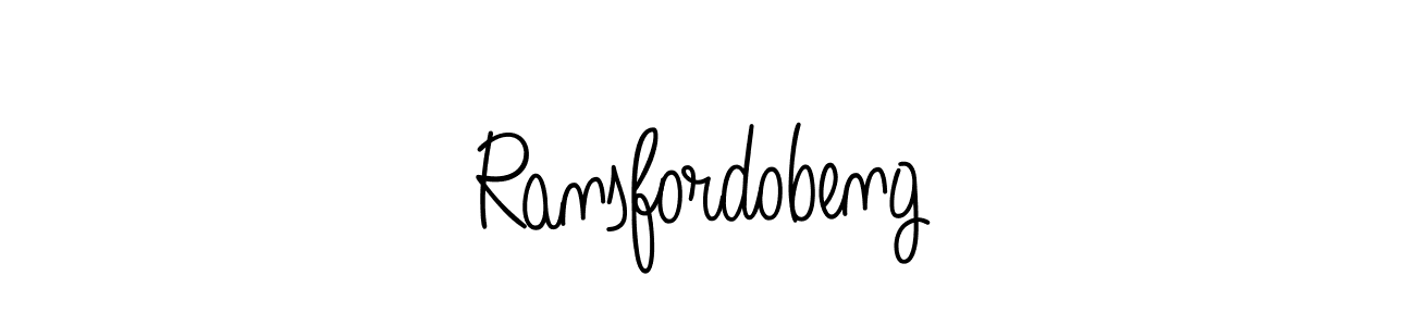 How to Draw Ransfordobeng signature style? Angelique-Rose-font-FFP is a latest design signature styles for name Ransfordobeng. Ransfordobeng signature style 5 images and pictures png