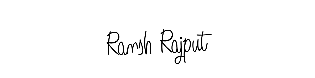 Check out images of Autograph of Ransh Rajput name. Actor Ransh Rajput Signature Style. Angelique-Rose-font-FFP is a professional sign style online. Ransh Rajput signature style 5 images and pictures png