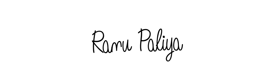 How to make Ranu Paliya signature? Angelique-Rose-font-FFP is a professional autograph style. Create handwritten signature for Ranu Paliya name. Ranu Paliya signature style 5 images and pictures png