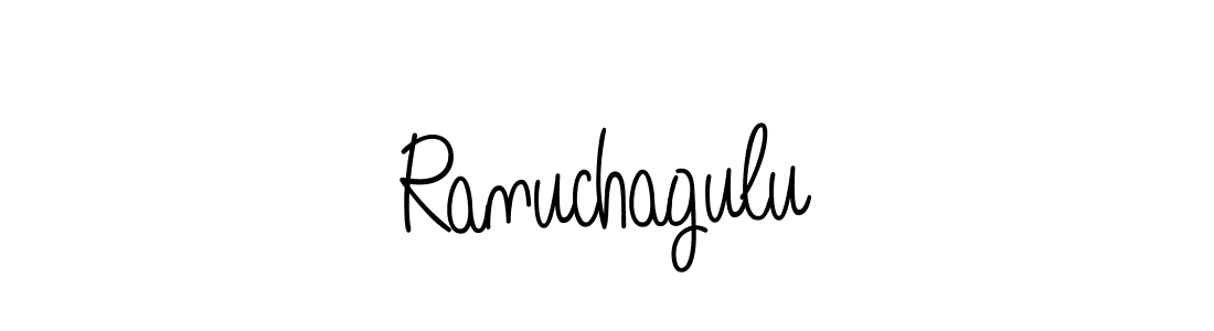 How to make Ranuchagulu signature? Angelique-Rose-font-FFP is a professional autograph style. Create handwritten signature for Ranuchagulu name. Ranuchagulu signature style 5 images and pictures png