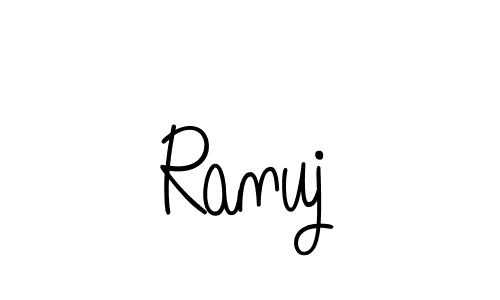 How to make Ranuj signature? Angelique-Rose-font-FFP is a professional autograph style. Create handwritten signature for Ranuj name. Ranuj signature style 5 images and pictures png