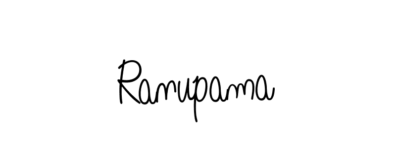 How to make Ranupama signature? Angelique-Rose-font-FFP is a professional autograph style. Create handwritten signature for Ranupama name. Ranupama signature style 5 images and pictures png