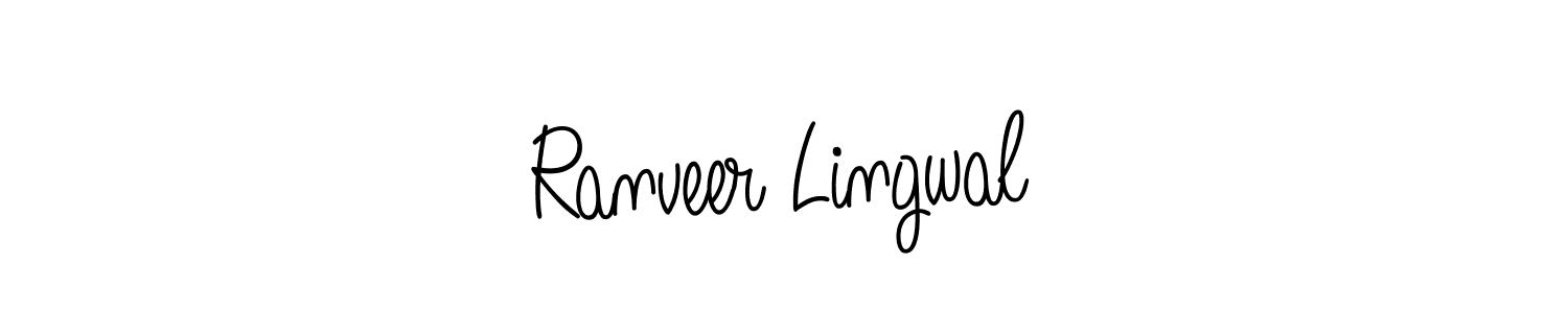 Also we have Ranveer Lingwal name is the best signature style. Create professional handwritten signature collection using Angelique-Rose-font-FFP autograph style. Ranveer Lingwal signature style 5 images and pictures png