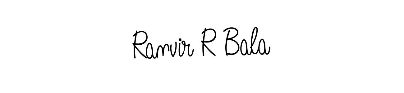 This is the best signature style for the Ranvir R Bala name. Also you like these signature font (Angelique-Rose-font-FFP). Mix name signature. Ranvir R Bala signature style 5 images and pictures png