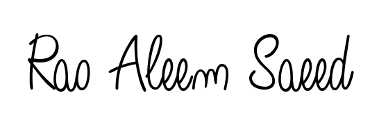 Rao Aleem Saeed stylish signature style. Best Handwritten Sign (Angelique-Rose-font-FFP) for my name. Handwritten Signature Collection Ideas for my name Rao Aleem Saeed. Rao Aleem Saeed signature style 5 images and pictures png