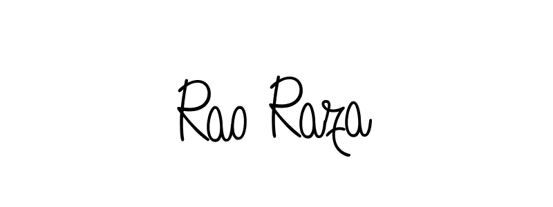 Also we have Rao Raza name is the best signature style. Create professional handwritten signature collection using Angelique-Rose-font-FFP autograph style. Rao Raza signature style 5 images and pictures png