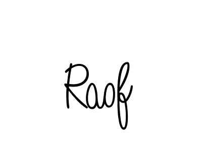 Also we have Raof name is the best signature style. Create professional handwritten signature collection using Angelique-Rose-font-FFP autograph style. Raof signature style 5 images and pictures png