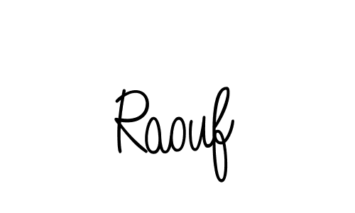 Here are the top 10 professional signature styles for the name Raouf. These are the best autograph styles you can use for your name. Raouf signature style 5 images and pictures png