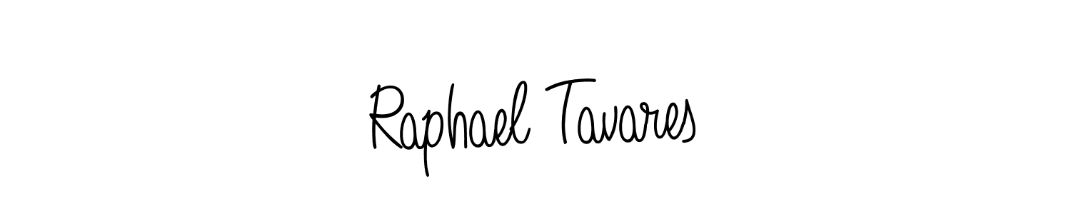 How to make Raphael Tavares name signature. Use Angelique-Rose-font-FFP style for creating short signs online. This is the latest handwritten sign. Raphael Tavares signature style 5 images and pictures png
