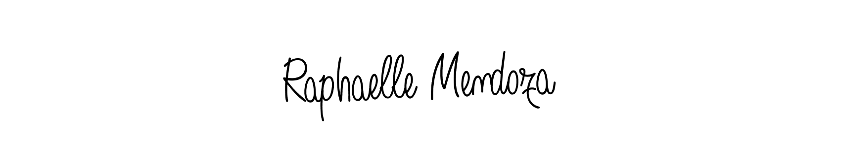 How to Draw Raphaelle Mendoza signature style? Angelique-Rose-font-FFP is a latest design signature styles for name Raphaelle Mendoza. Raphaelle Mendoza signature style 5 images and pictures png
