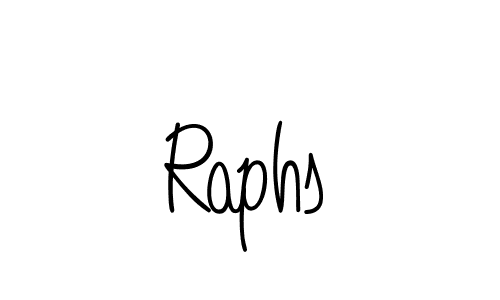 Design your own signature with our free online signature maker. With this signature software, you can create a handwritten (Angelique-Rose-font-FFP) signature for name Raphs. Raphs signature style 5 images and pictures png