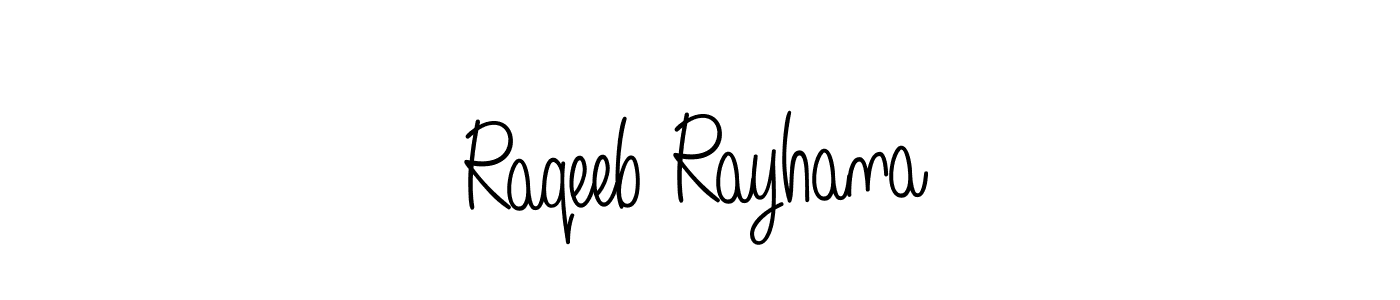 Best and Professional Signature Style for Raqeeb Rayhana. Angelique-Rose-font-FFP Best Signature Style Collection. Raqeeb Rayhana signature style 5 images and pictures png