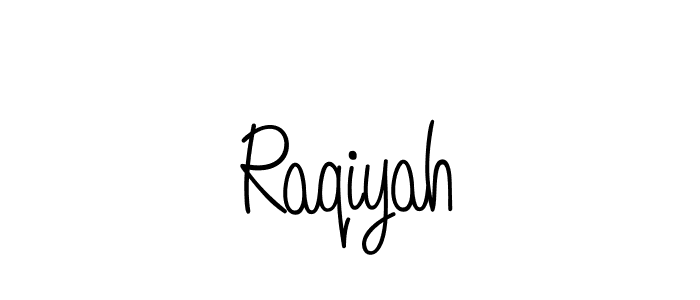 Also we have Raqiyah name is the best signature style. Create professional handwritten signature collection using Angelique-Rose-font-FFP autograph style. Raqiyah signature style 5 images and pictures png