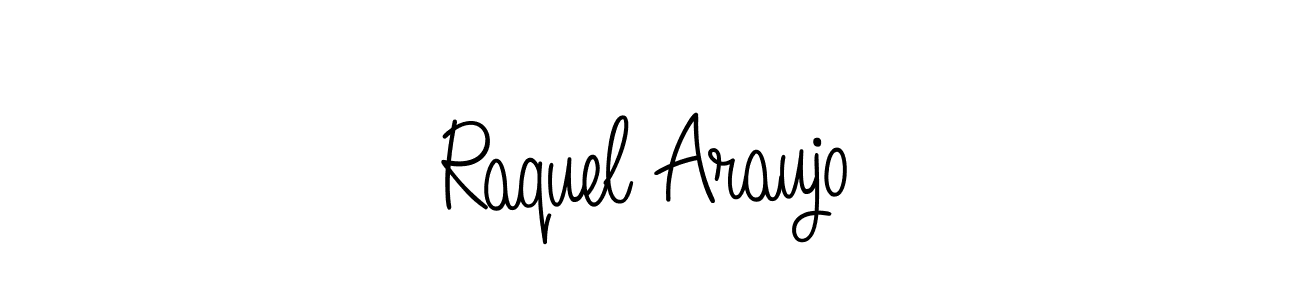 Make a beautiful signature design for name Raquel Araujo. Use this online signature maker to create a handwritten signature for free. Raquel Araujo signature style 5 images and pictures png