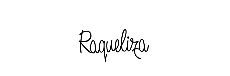 Make a beautiful signature design for name Raqueliza. Use this online signature maker to create a handwritten signature for free. Raqueliza signature style 5 images and pictures png