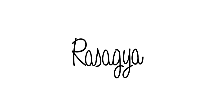 You should practise on your own different ways (Angelique-Rose-font-FFP) to write your name (Rasagya) in signature. don't let someone else do it for you. Rasagya signature style 5 images and pictures png