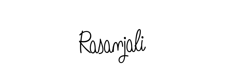 Create a beautiful signature design for name Rasanjali. With this signature (Angelique-Rose-font-FFP) fonts, you can make a handwritten signature for free. Rasanjali signature style 5 images and pictures png